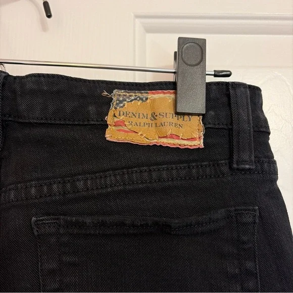 Ralph Lauren Denim & Supply Black Straight Leg Women’s Jeans Sz 28/34 Tall Long - Picture 7 of 10
